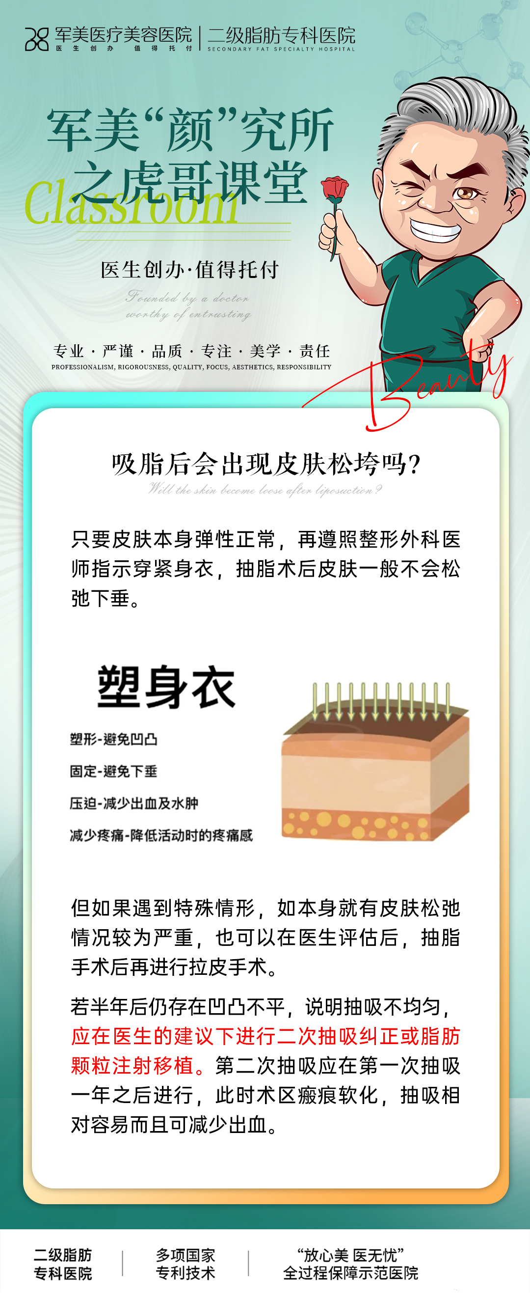 吸脂后皮肤会变松弛吗
